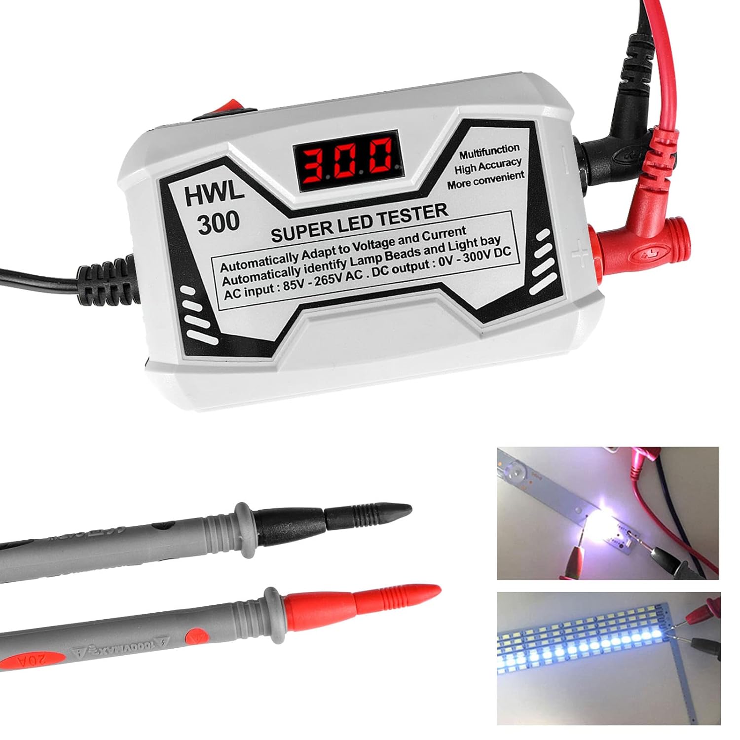 Super LED probador lámpara tira de cuentas TV retroiluminación reparación inspección prueba probador de luz LED probador de retroiluminación LED
