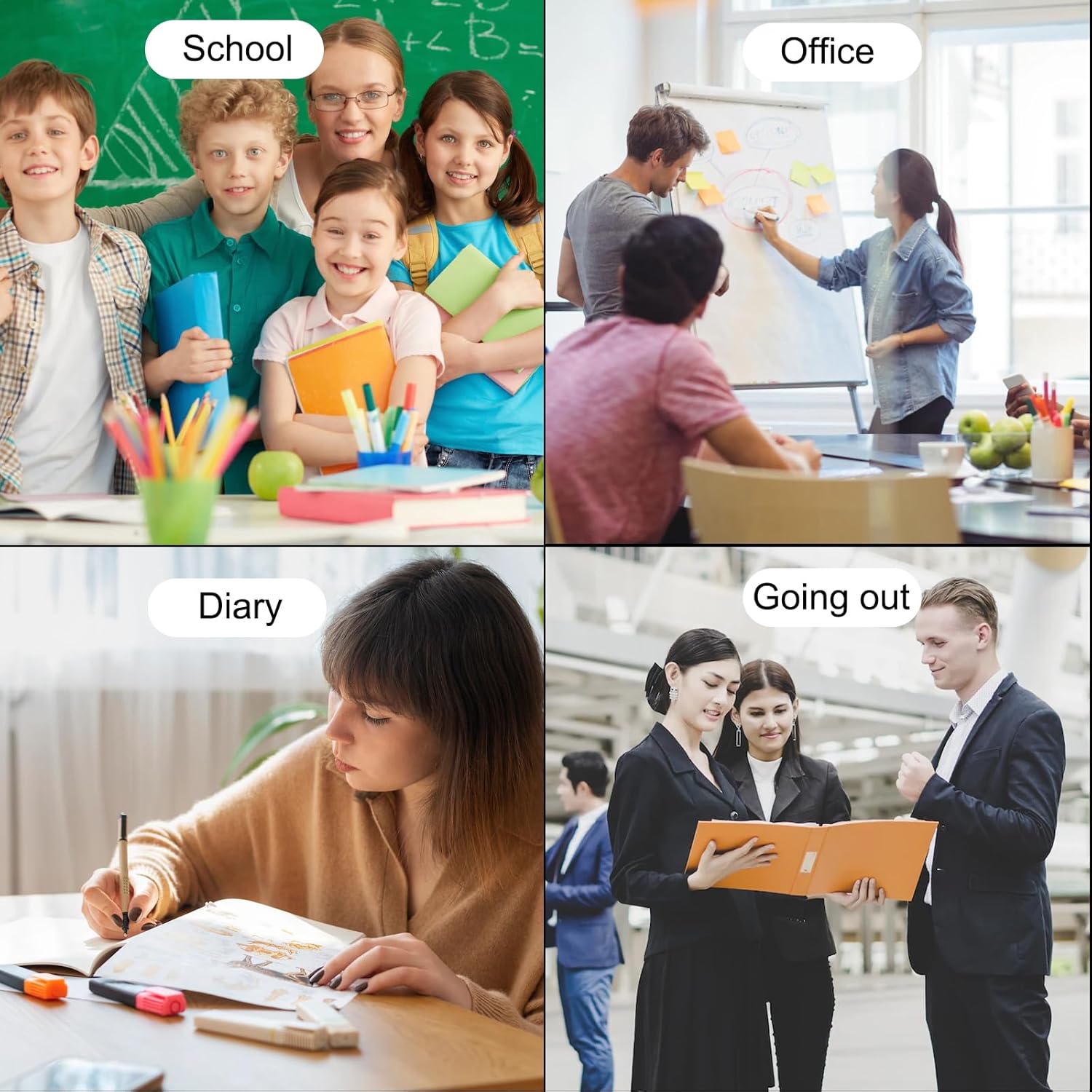 Fantasyon Top Bound – Cuaderno de notas en espiral de 3 x 5 pulgadas para el hogar, oficina, universidad, escuela, papel rayado con rayas