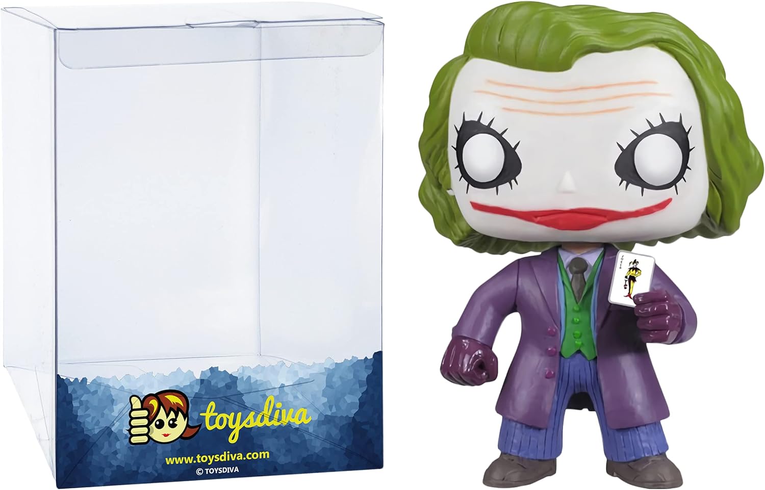 The Joke r Fun ko P o p ! Heroes – Figura de vinilo con 1 protector gráfico compatible con ‘ToysDiva’ (036 – 03372 – B)