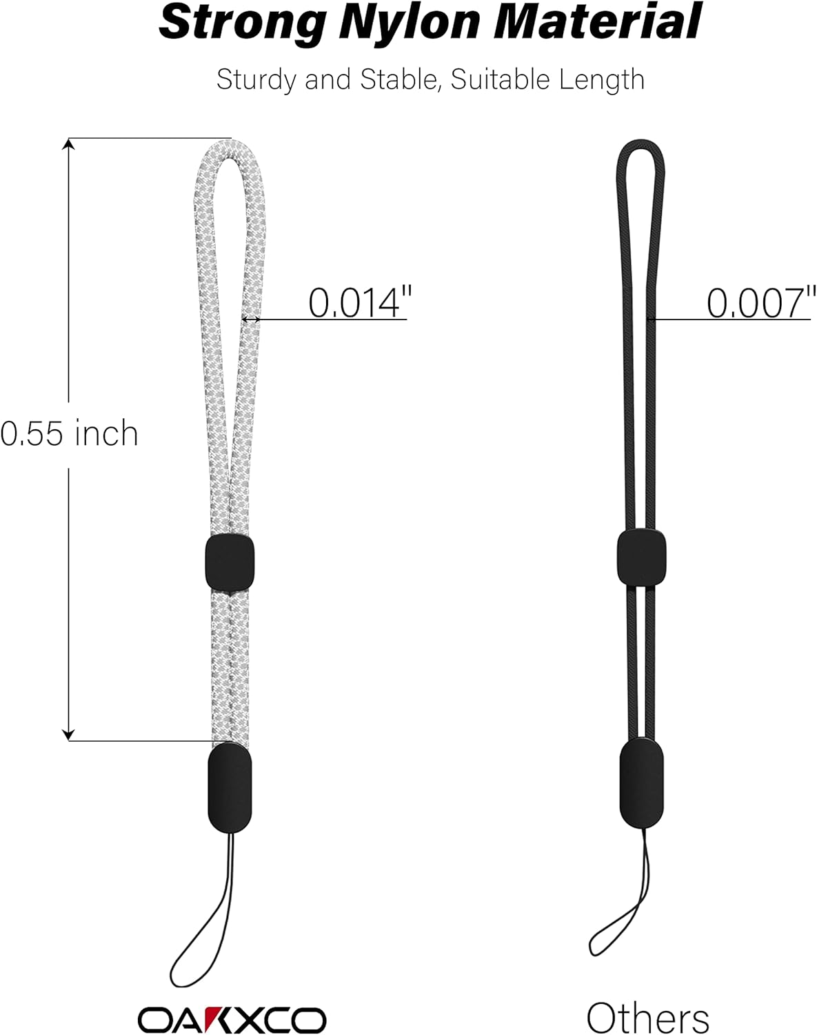 Oakxco Airpods Pro 2 Correa de nailon ajustable para muñeca de mano, Compaitbie con Airpods Pro de 2 generación 2022, funda para Airpods 123Pro con