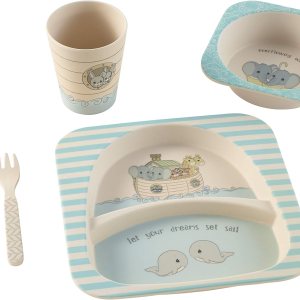 Precious Moments 202415 Let Your Dreams Sail Noah’s Ark – Juego de comida infantil de bambú, talla única, multicolor Precious Moments 202415 Let Your Dreams Sail Noah’s Ark – Juego de comida infantil de bambú, talla única, multicolor