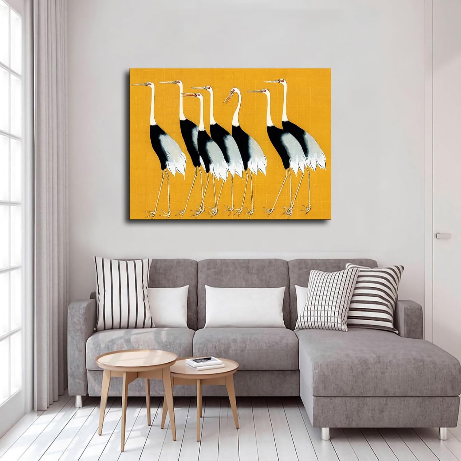 Póster impreso con corona roja japonesa, arte moderno para aula, cocina, dormitorio, sala de estar, oficina, decoración moderna de dormitorio