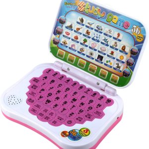 Alomejor Portátil para niños, bebé bilingüe educativo electrónico aprendizaje juguetes niños juego de computadora para regalos Alomejor Portátil para niños, bebé bilingüe educativo electrónico aprendizaje juguetes niños juego de computadora para regalos
