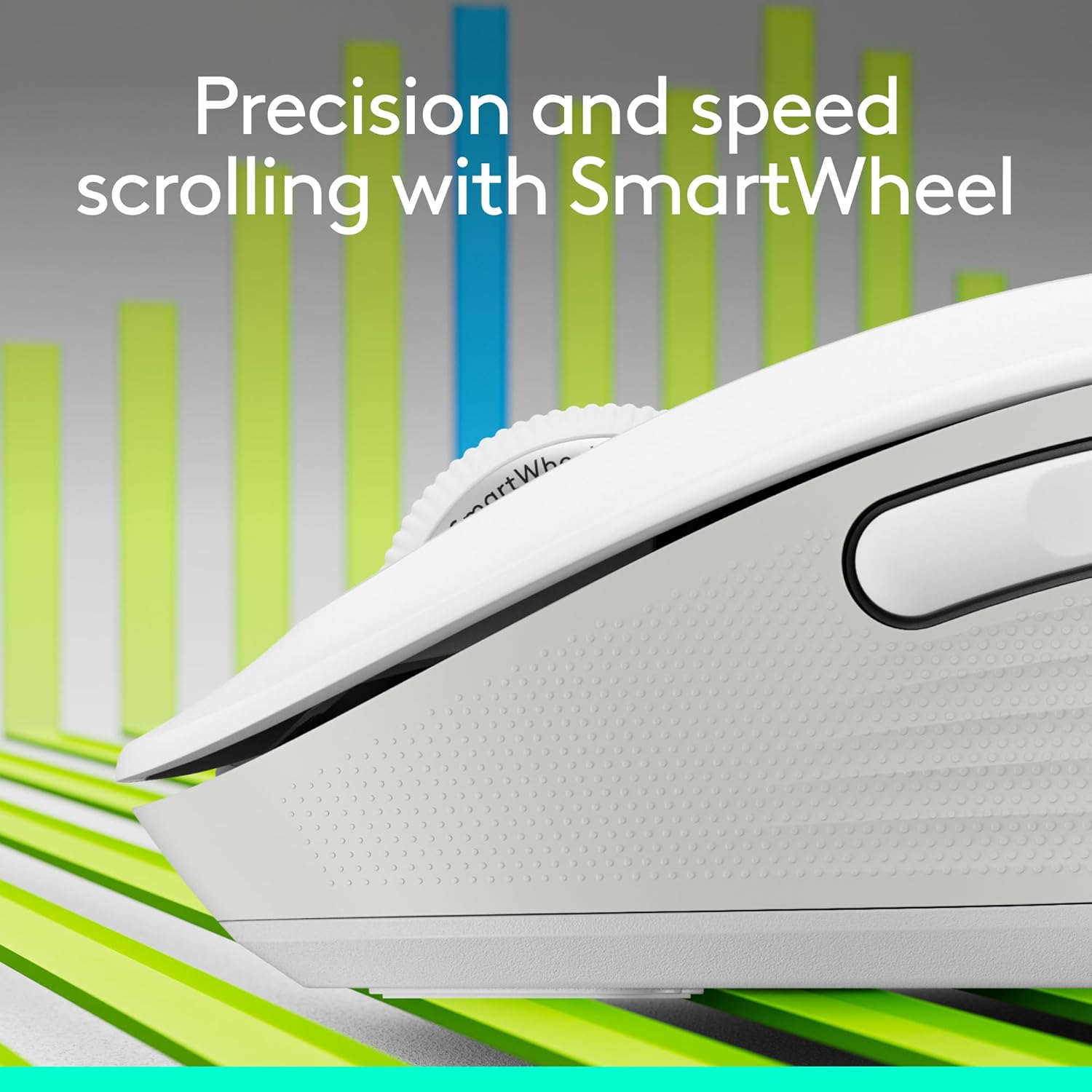 Logitech Signature M650 L – Mouse inalámbrico de tamaño completo, para manos de gran tamaño, batería de 2 años, clics silenciosos, botones laterales