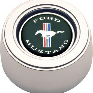 11-1525 Botón de cuerno Hi-Rise con emblema Mustang 11-1525 Botón de cuerno Hi-Rise con emblema Mustang