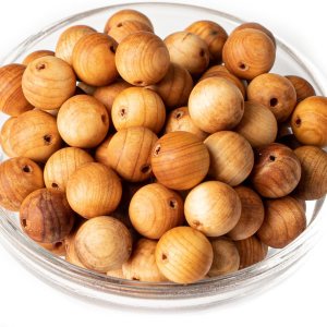 Cuentas de sándalo dorado natural, cuentas redondas sueltas para bricolaje pulseras y collares, joyería de HIXHRO 45 piezas con hilo elástico Cuentas de sándalo dorado natural, cuentas redondas sueltas para bricolaje pulseras y collares, joyería de HIXHRO 45 piezas con hilo elástico