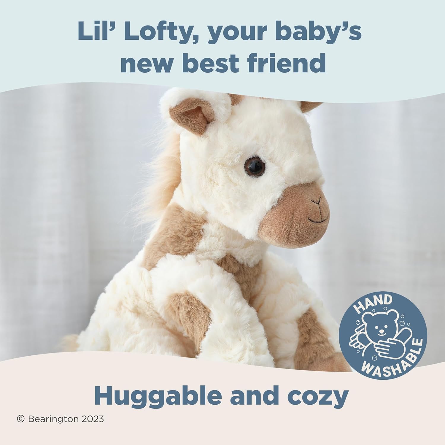 Bearington Lofty – Jirafa de peluche de 11 pulgadas, animales de peluche para bebés, peluche de jirafa