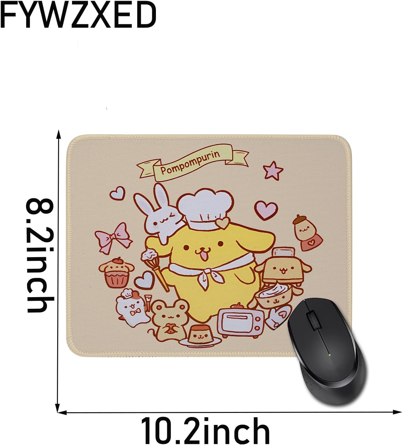 Alfombrilla de mouse de animación de dibujos animados para mujeres y hombres, amantes de las películas de televisión, regalos de cumpleaños,
