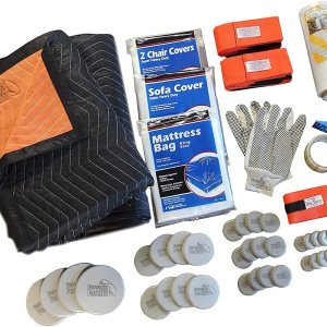 Kit de mudanza, completo para un estudio o 1 dormitorio. Correas móviles Forearm Forklift incluidas Kit de mudanza, completo para un estudio o 1 dormitorio. Correas móviles Forearm Forklift incluidas