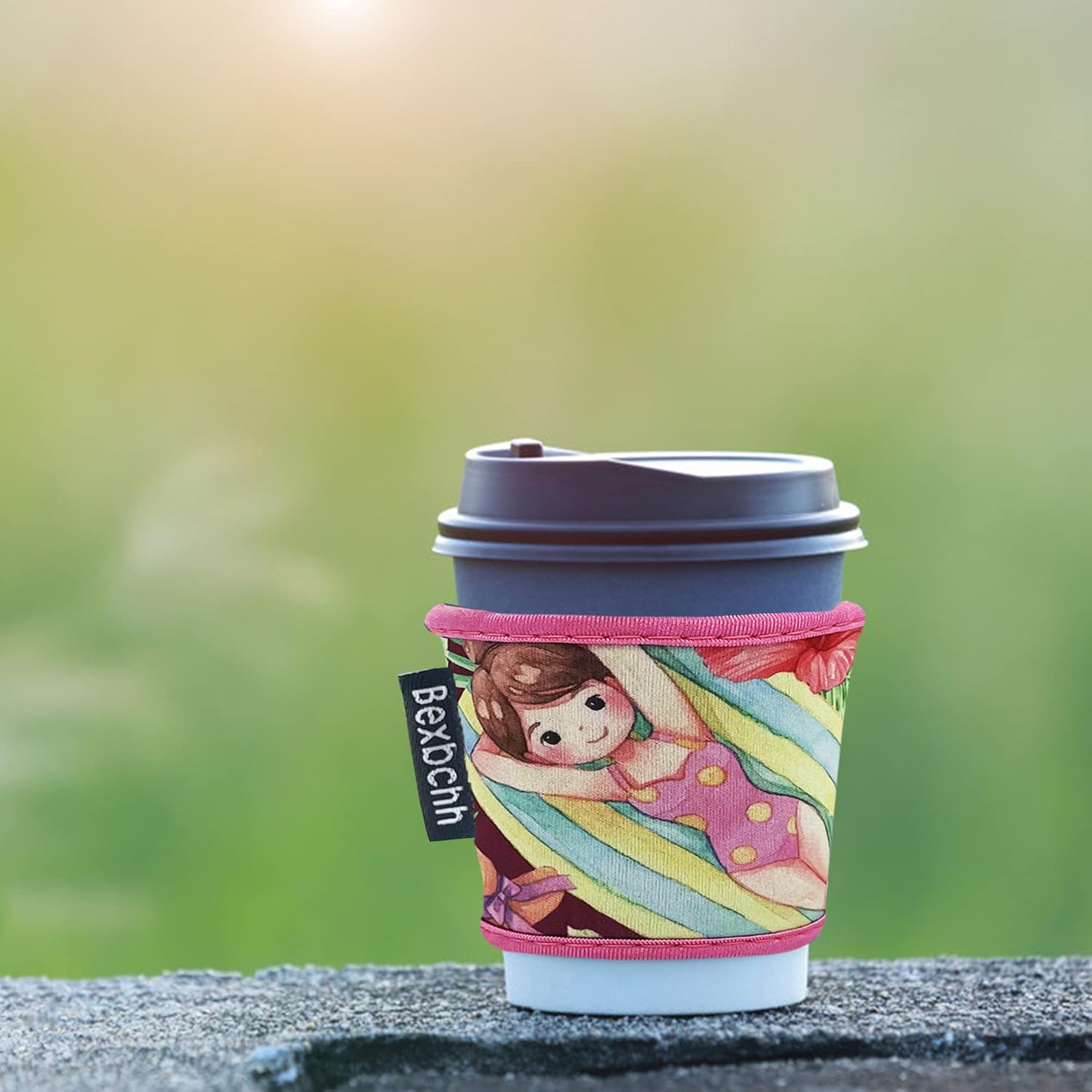 Paquete de 4 fundas reutilizables para café helado, funda aislante para bebidas frías, portavasos de neopreno, funda de café Starbucks, funda de