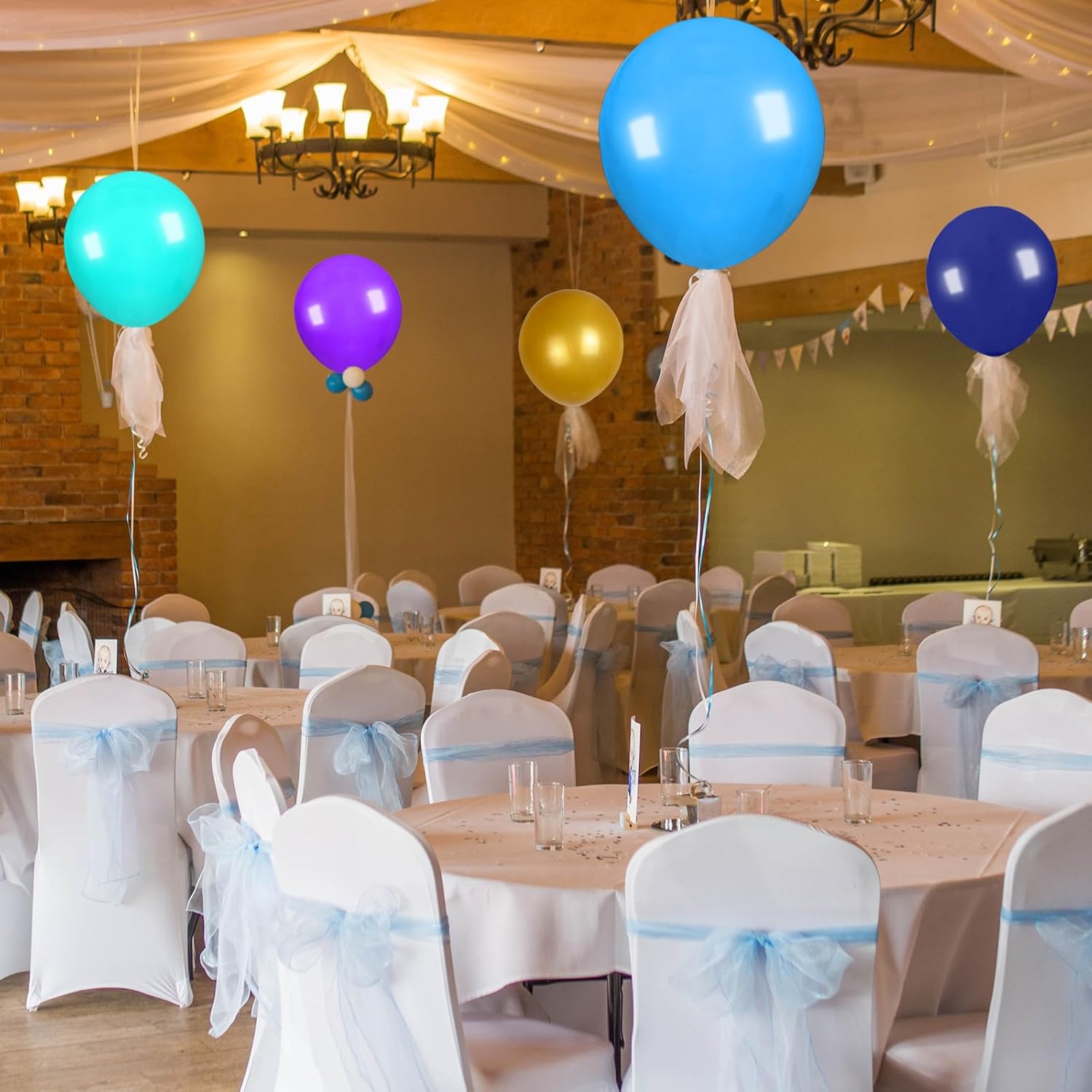 KAWKALSH 32 globos grandes surtidos, globos de látex grandes de 18 pulgadas, globos gigantes resistentes para decoraciones de cumpleaños, bodas,