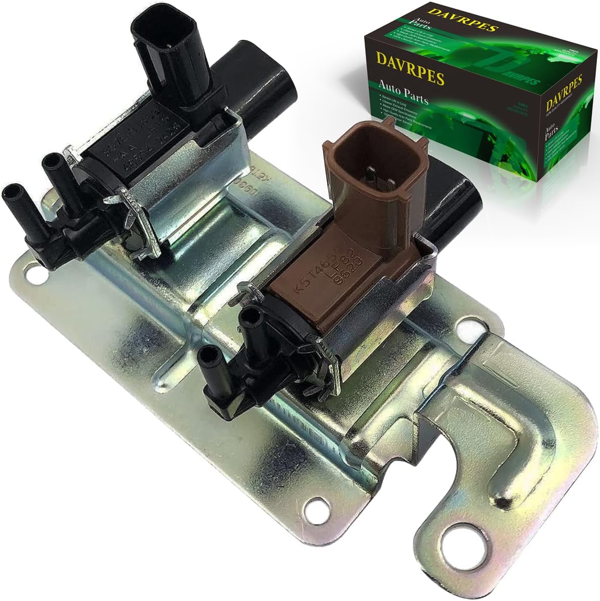 DAVRPES 4M5G-9A500 Válvula solenoide de purga de depósito de vapor Colector de admisión Válvula solenoide de corredor de vacío para Mazda 3