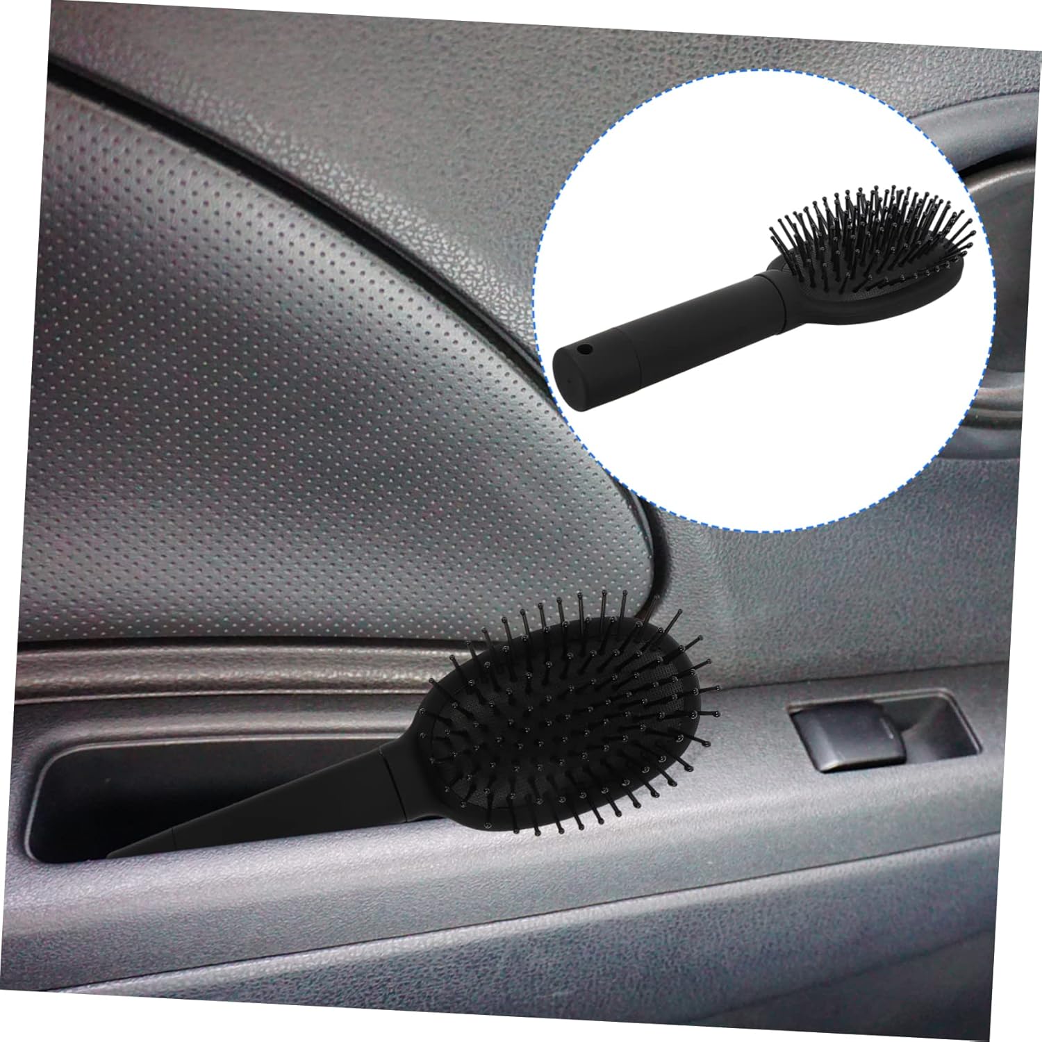 Uonlytech Caja de almacenamiento de peine Labret joyería cepillo de pelo de viaje joyería segura compartimento oculto contenedores compartimiento