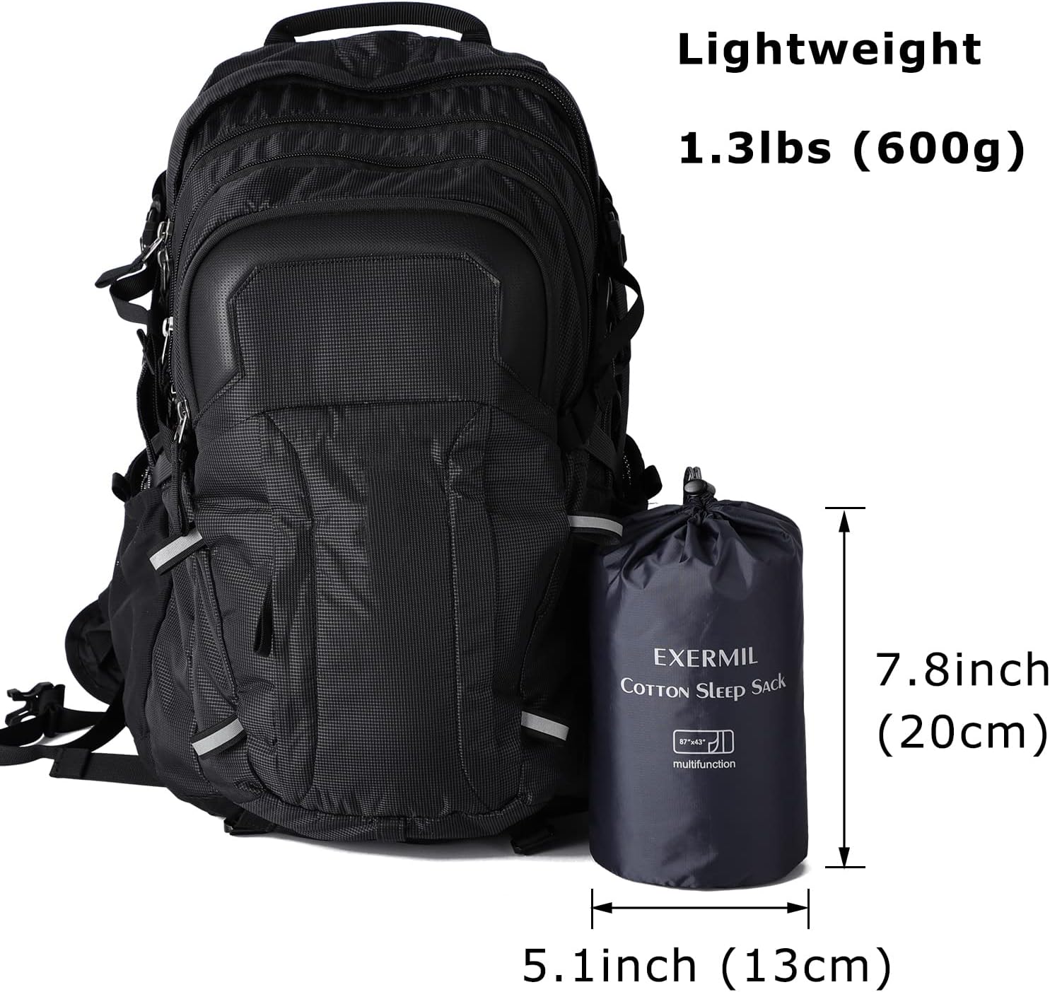 Forro para saco de dormir 100% algodón con cremalleras completas, saco de dormir grande de 87 x 43 pulgadas para adultos para viajes y campamentos,