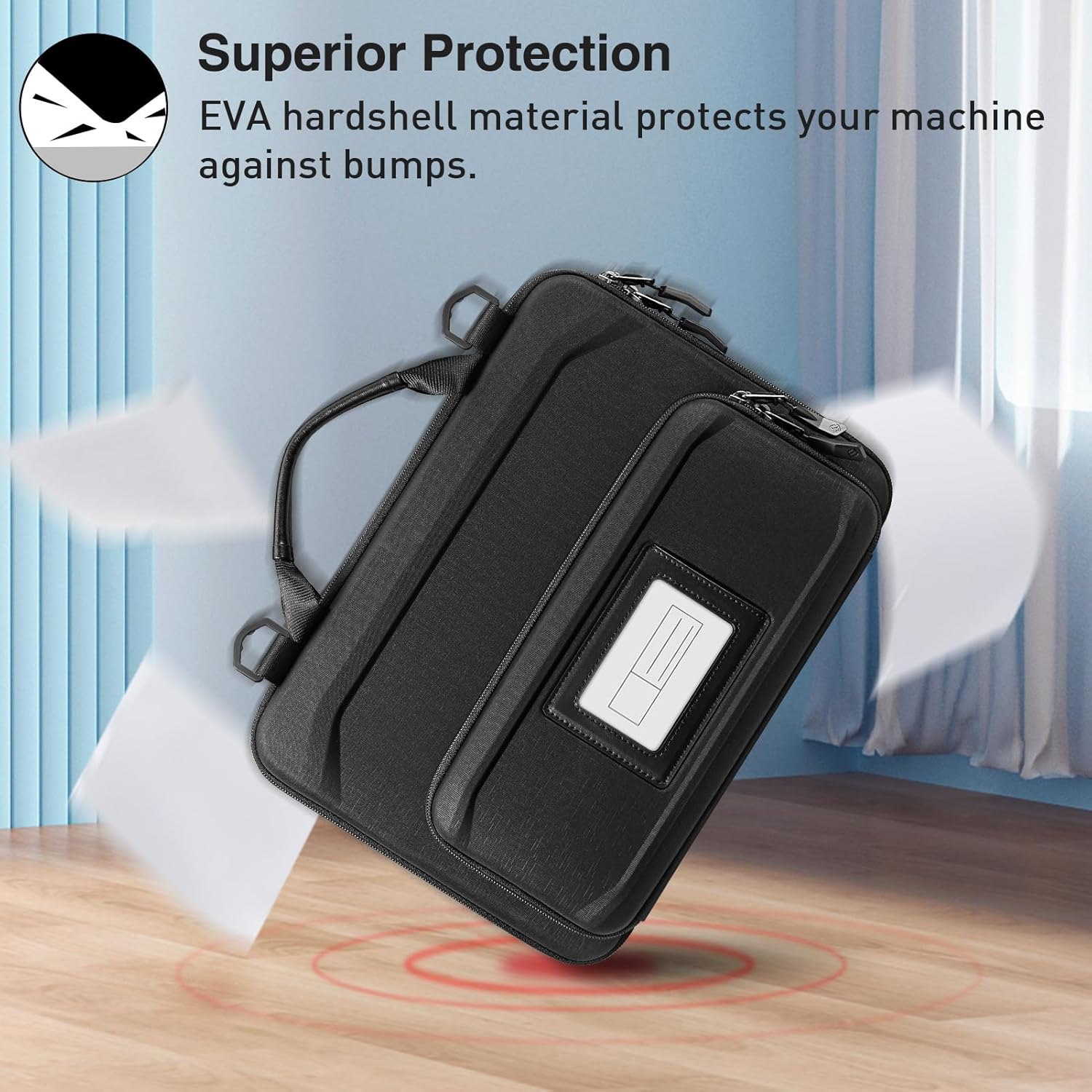 Fintie Funda protectora para Chromebook de 11.6 pulgadas, bolsa de hombro protectora con bolsa para accesorios y ranura para tarjeta de