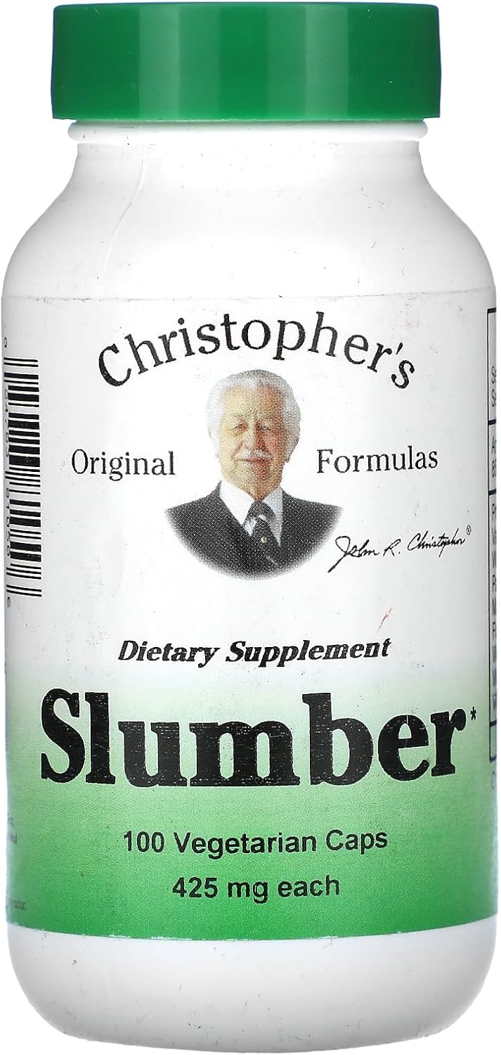 Christopher s Original Formulas Slumber 425 mg 100 cápsulas vegetales