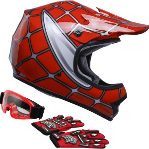 TCT-MOTORPARTS DOT – Casco de motocross ATV para niños y jóvenes, casco de cara completa TCT-MOTORPARTS DOT – Casco de motocross ATV para niños y jóvenes, casco de cara completa