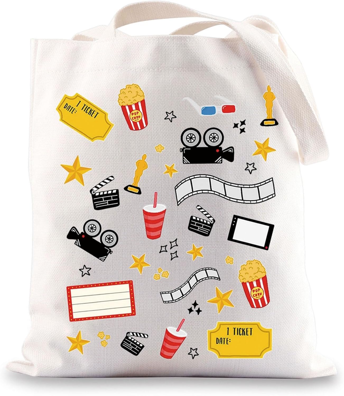 BWWKTOP Bolso de mano para amantes de la película del cine, regalos de los fanáticos del cine, bolso de hombro de noche de cine
