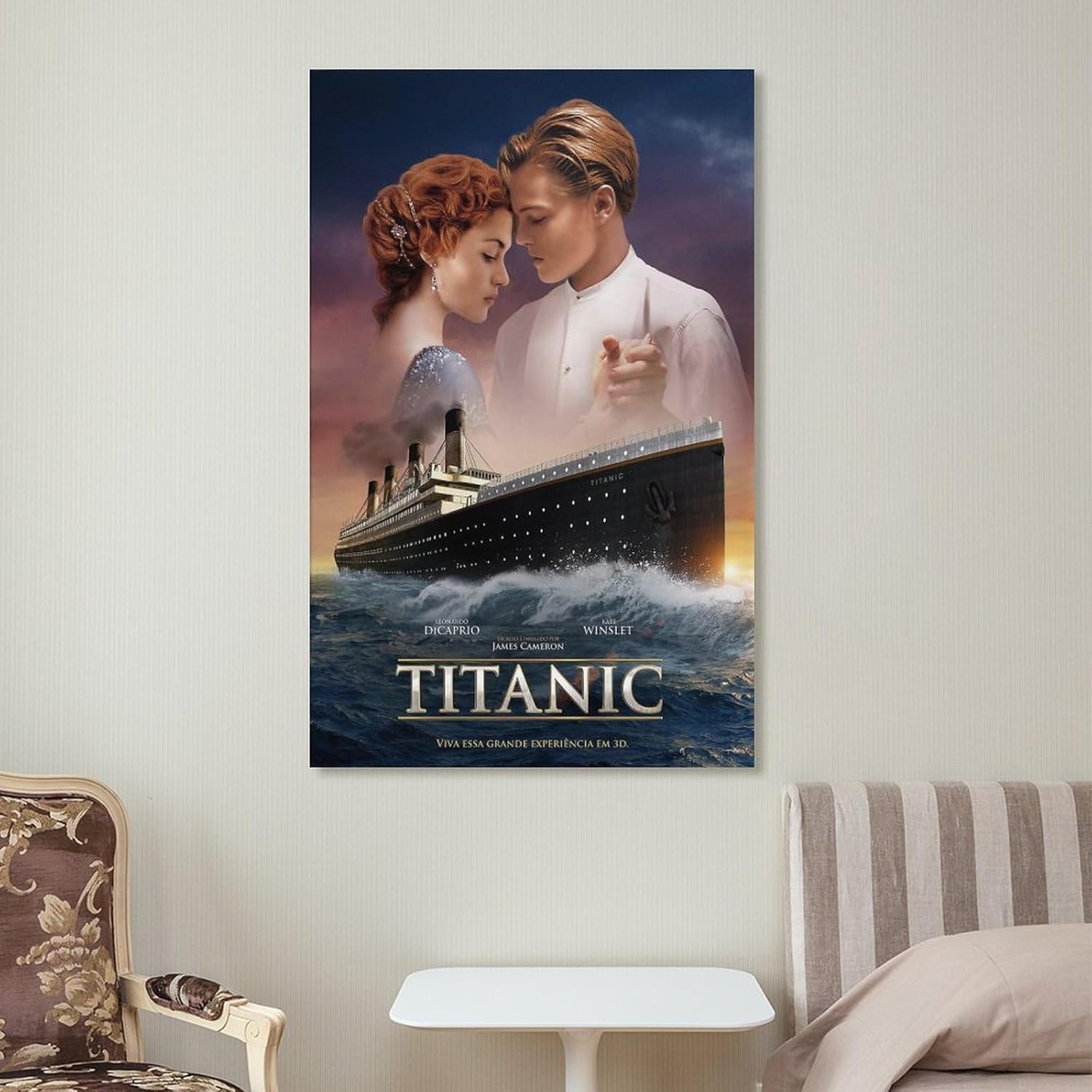 Póster de película Titanic (3) impresiones artísticas en lienzo para decoración de pared, decoración de habitación, decoración de dormitorio,
