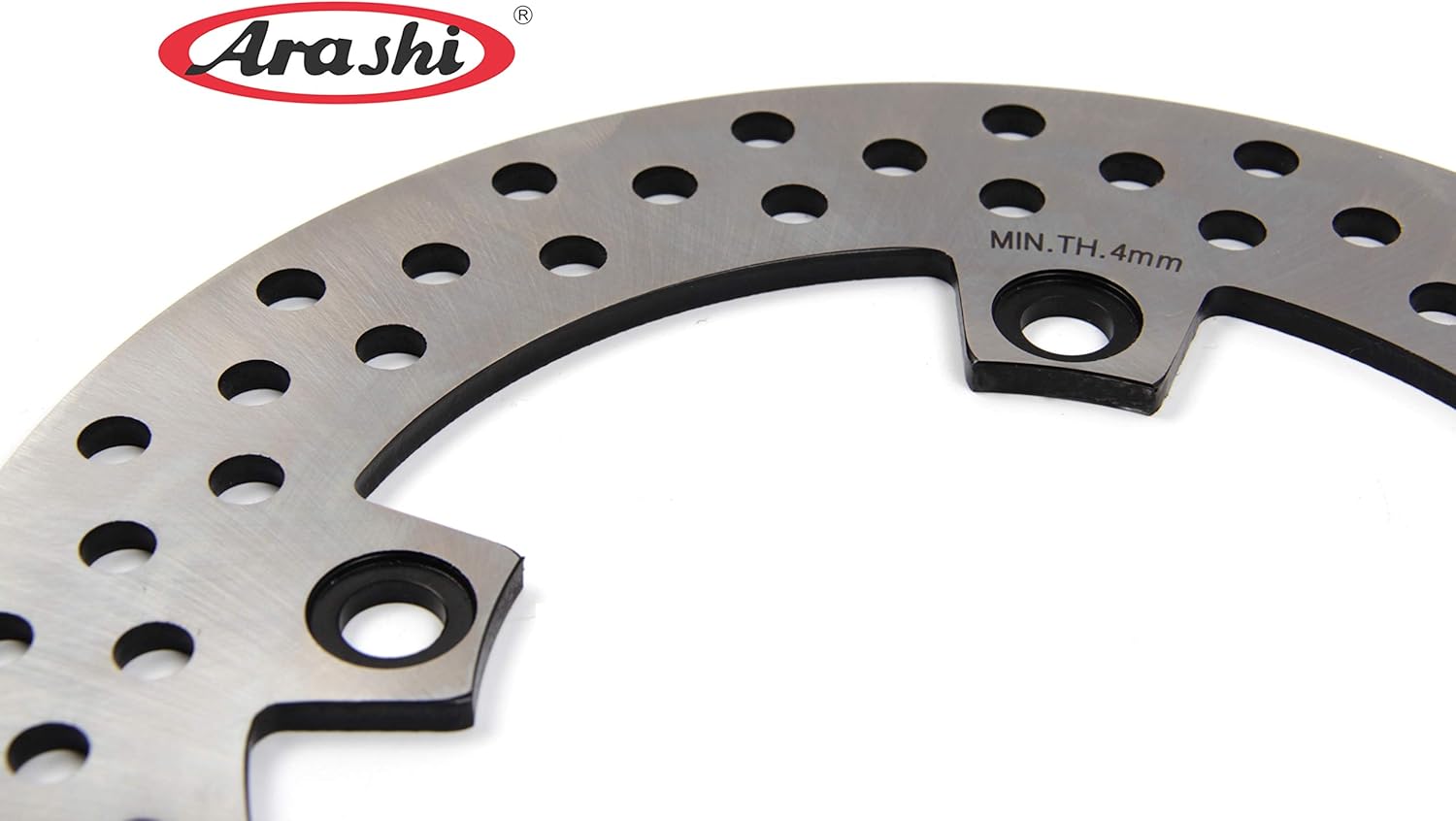 Arashi Rotor de disco de freno trasero para Honda CRF250L 2013-2021  XR250R 1991-2006  XR400R 1995-2007 Accesorios de motocicleta Plata CRF 250L 250
