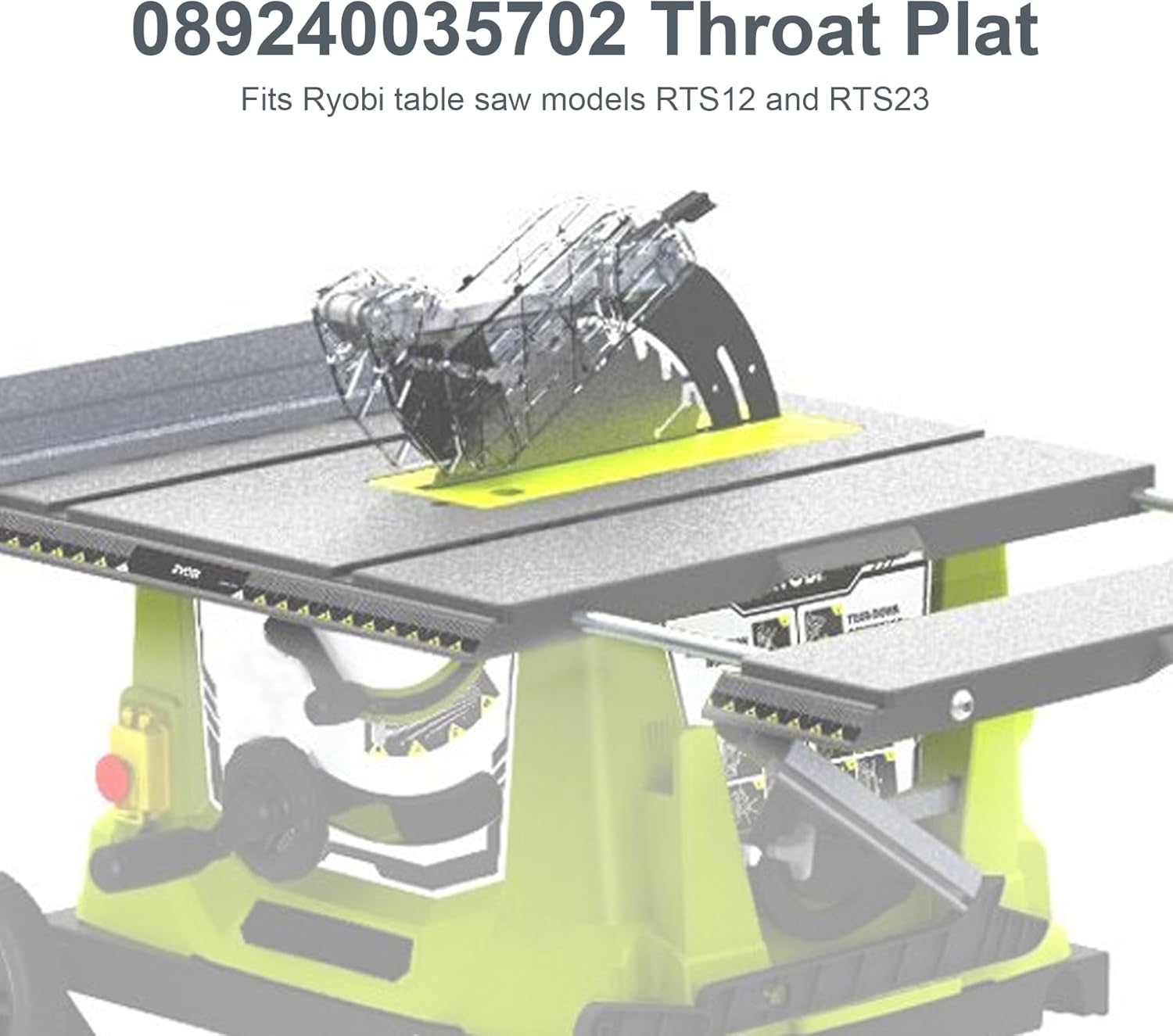 089240035702 Platón de garganta para sierra de mesa Ryobi RTS12 RTS23