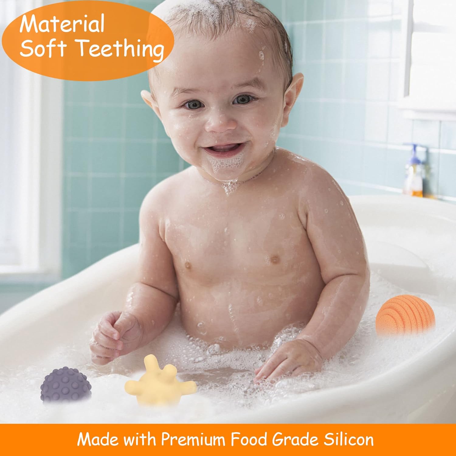 21 juguetes Montessori para bebés, juguetes de dentición para bebés meses, 6 meses o más, torre apilable de aprendizaje educativo temprano,