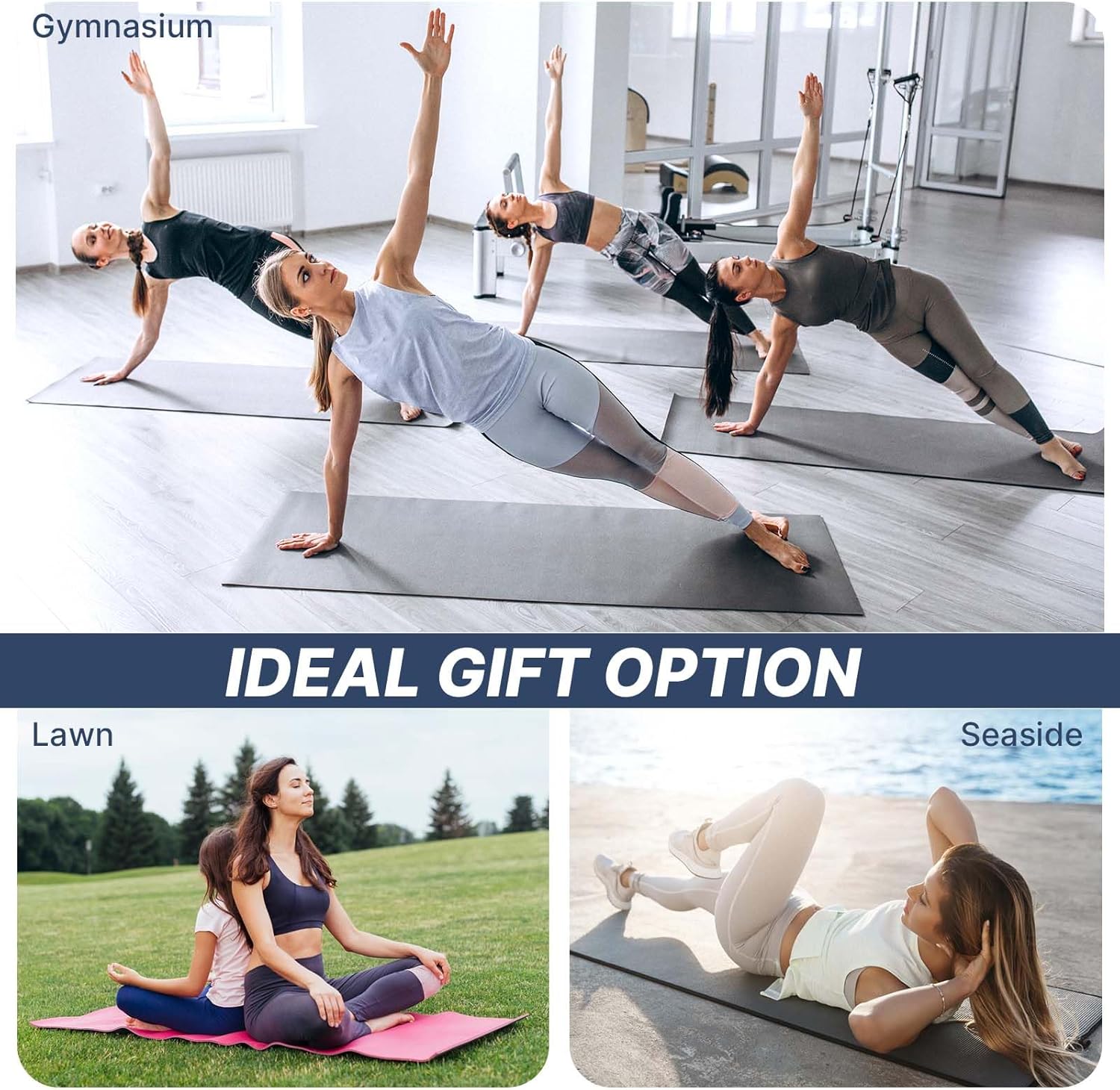 Yoga Mat Bag with Strap 14-inch Yoga Mat Holder Exercise Yoga Mat Carrier for Women