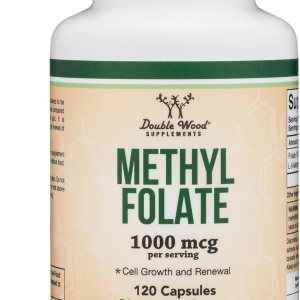 Metilfolato 1,000 mcg, 120 cápsulas (fabricación de suplementos de folato de metilo en los Estados Unidos) El folato metilado es una forma más Metilfolato 1,000 mcg, 120 cápsulas (fabricación de suplementos de folato de metilo en los Estados Unidos) El folato metilado es una forma más