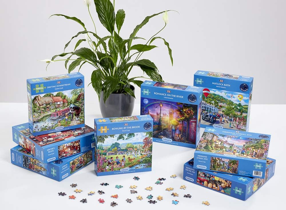 Rompecabezas de 1000 piezas con aroma  Rompecabezas sostenible para adultos  Tablero 100% reciclado premium  Gran regalo para adultos  Gibsons Games