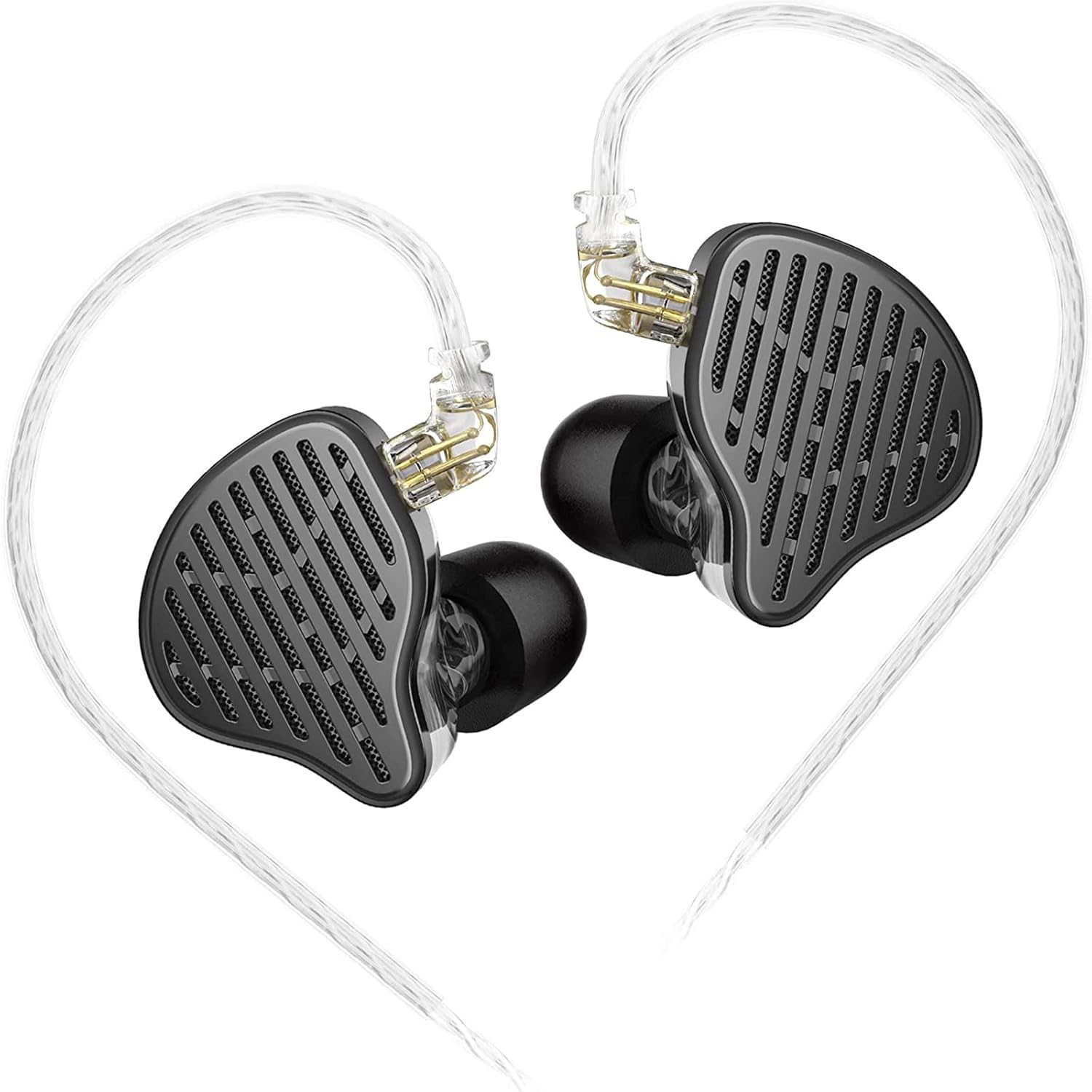 Linsoul KZ x HBB PR2 – Monitor de oído planar de 0.520 in, auriculares IEM de alta fidelidad con matriz magnética N52, diafragma a nanoescala, cable