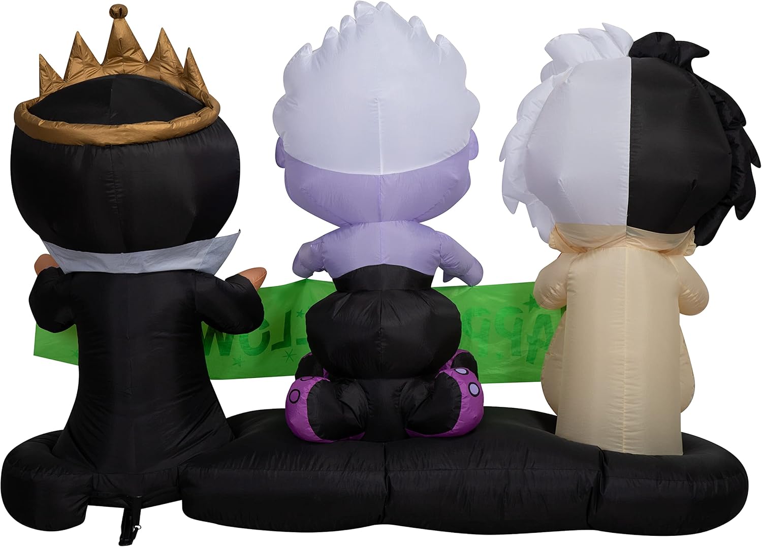 Gemmy Airblown Disney Villains Scene Disney, 4 pies de alto, verde