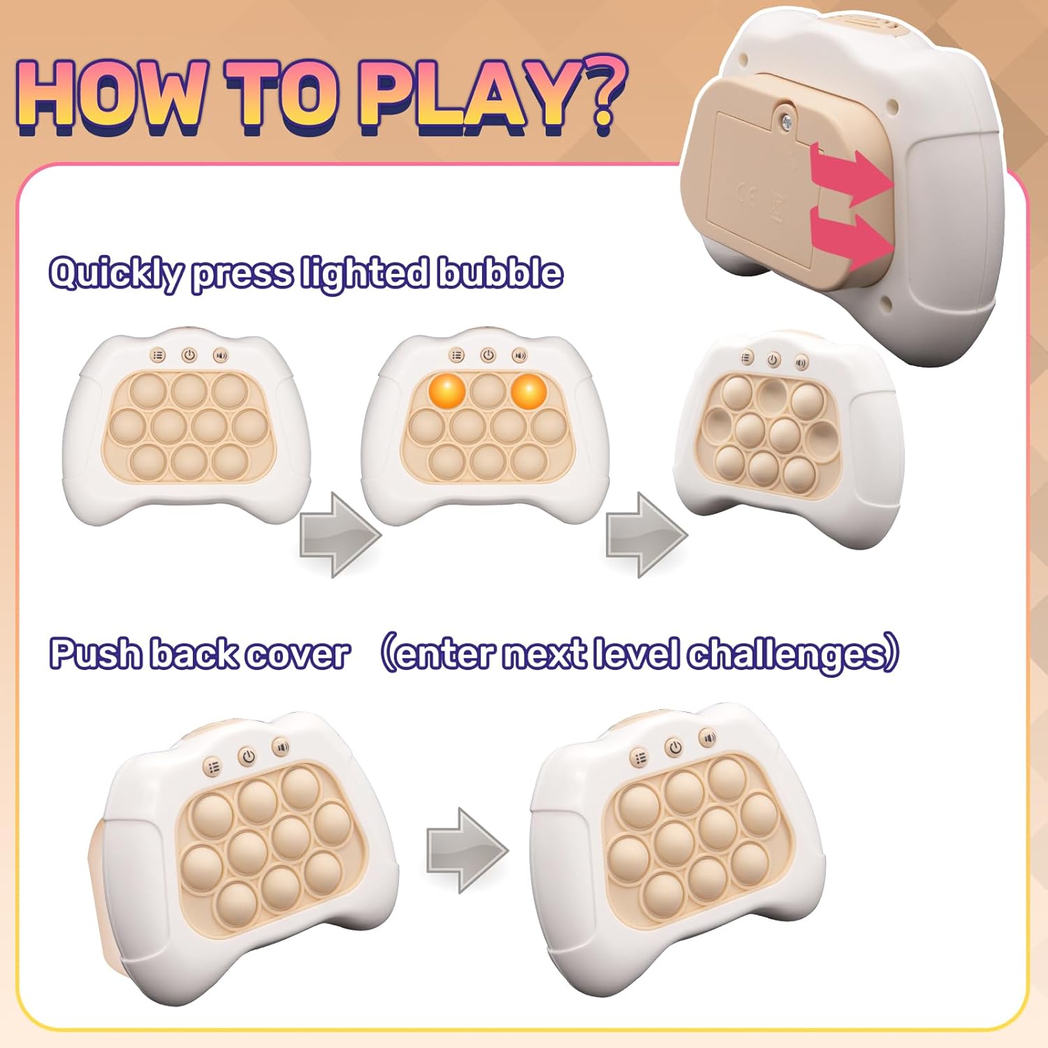 Juguetes para ansiedad para niños de 8 a 12 años, divertido juego de pop pro it, juguete de mano para ansiedad de 5 a 7 años, juguetes sensoriales