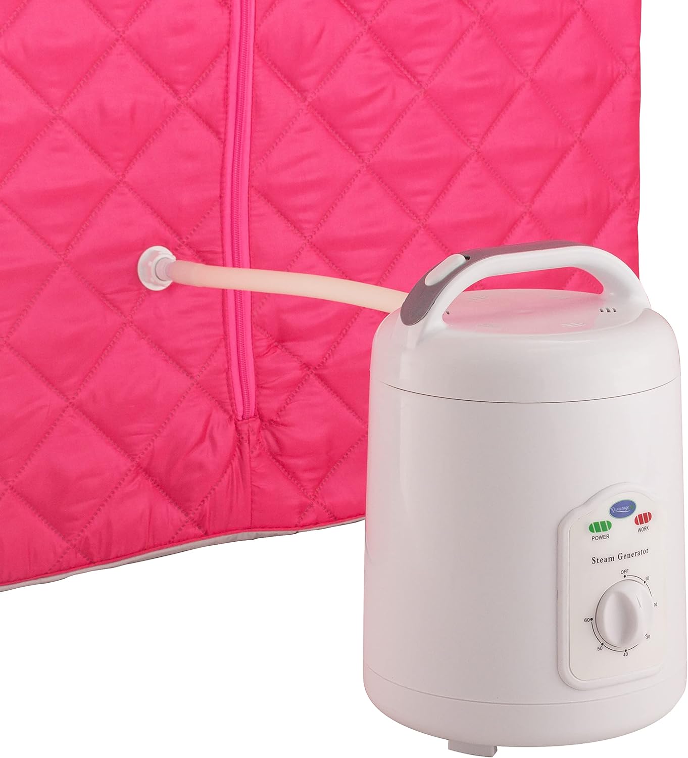 Durasage Spa de sauna de vapor personal portátil ligero para relajación en casa, temporizador de 60 minutos, generador de vapor de 800 W, silla