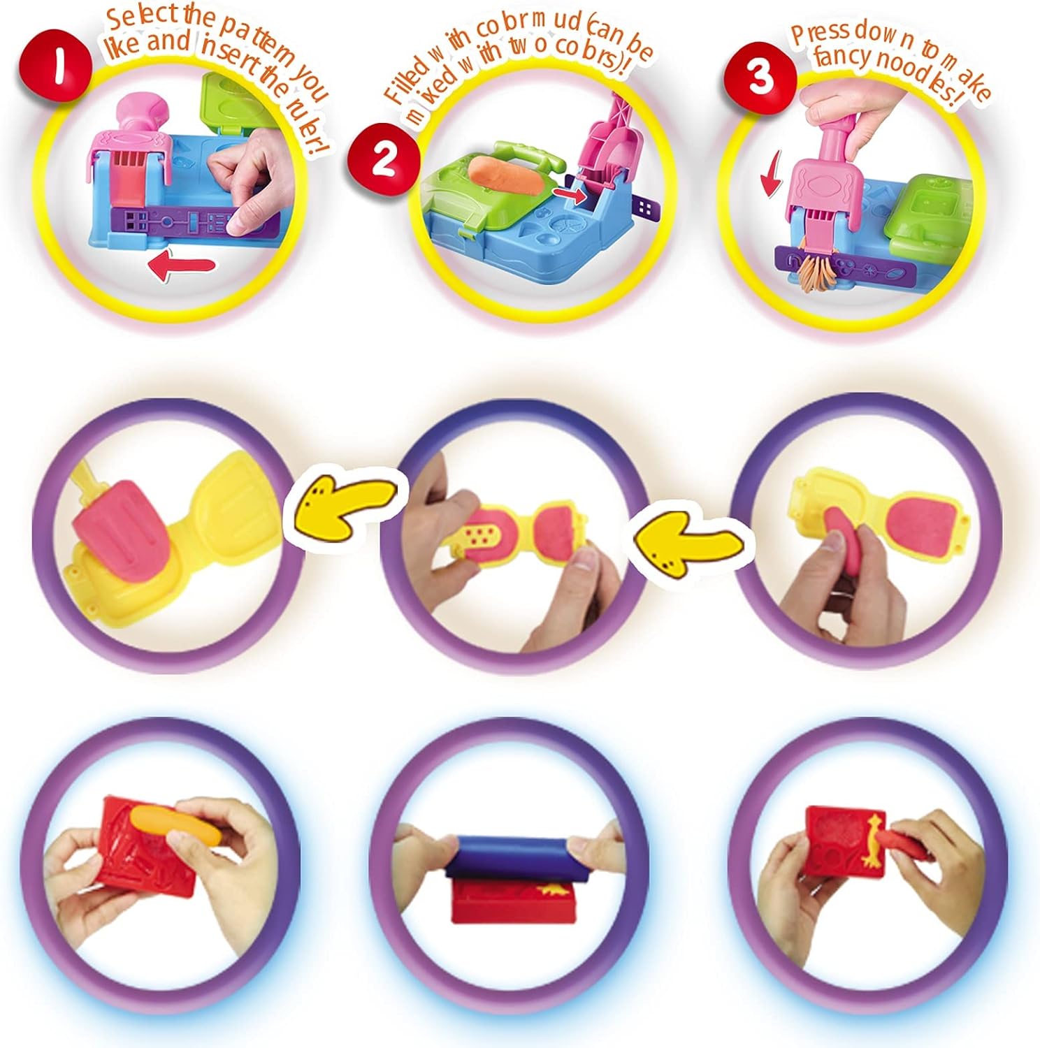 Kitchen Creatiocns Super Chef Suite Playset, juegos de masa para niños de 4 a 8 años, juguete de cocina preescolar, 40 accesorios y herramientas, 5