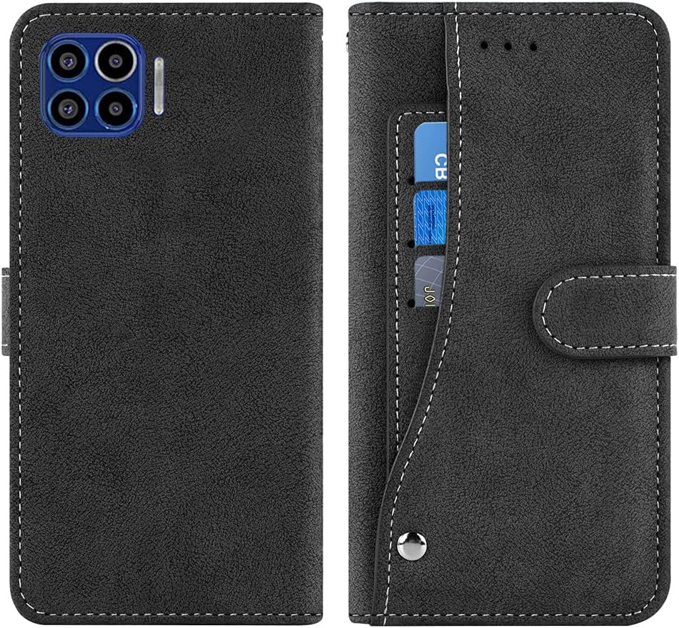Asuwish Funda compatible con Moto One 5GOne5G UWMoto G G5 Plus y protector de pantalla de vidrio templado con cordón de soporte para tarjeta de