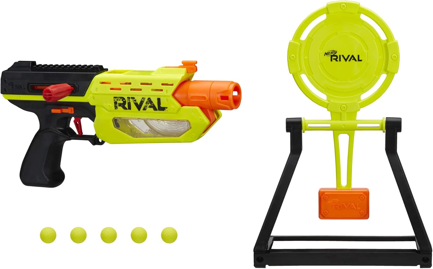 NERF Rival Mercury XIX-500 Edge Series Blaster con objetivo y 5 rondas