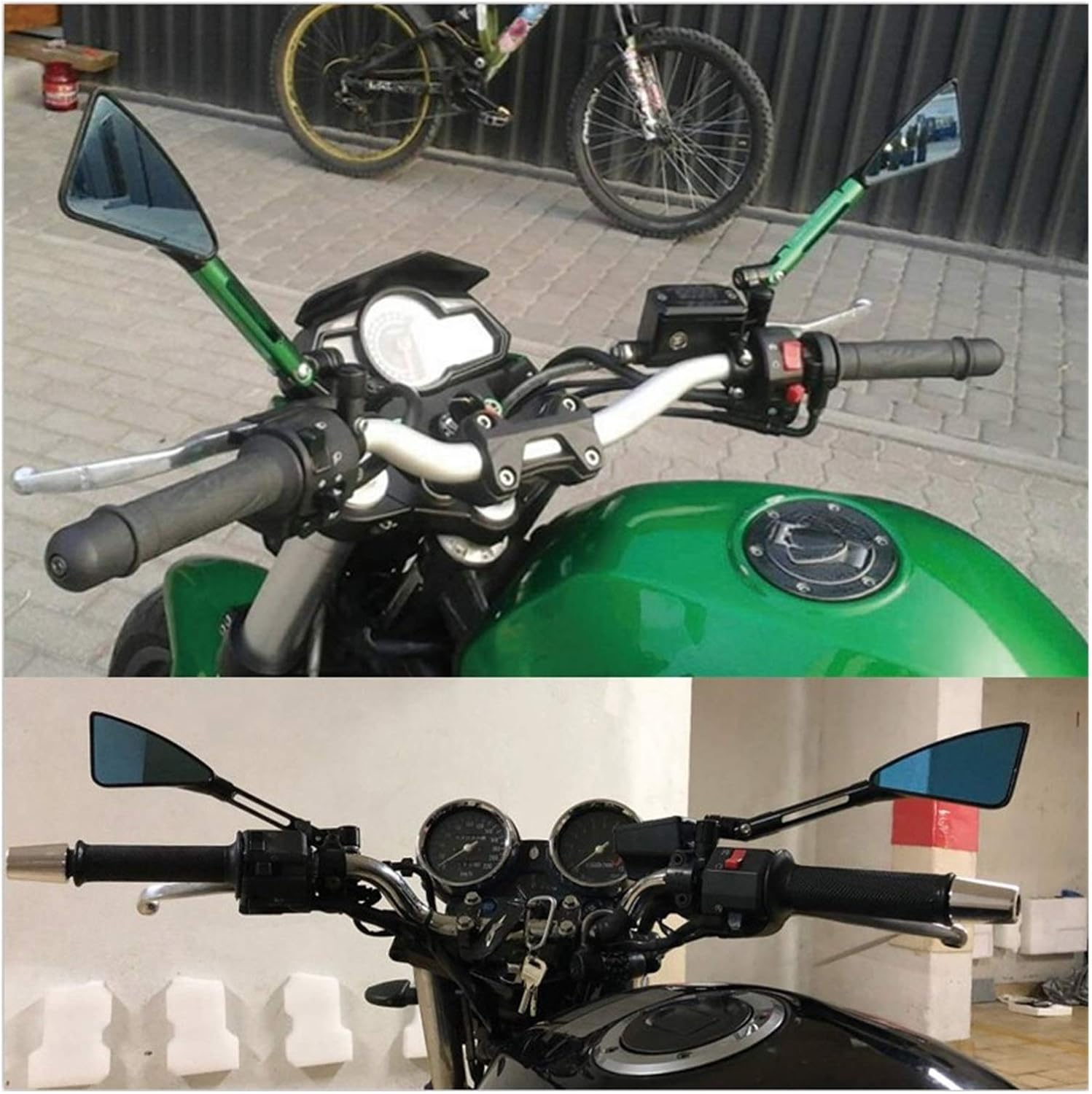 Universal motocicleta espejo CNC lateral retrovisor para Kawasaki VERSYS1000 VERSYS650cc VERSYS 1000 650CC espejo de la motocicleta