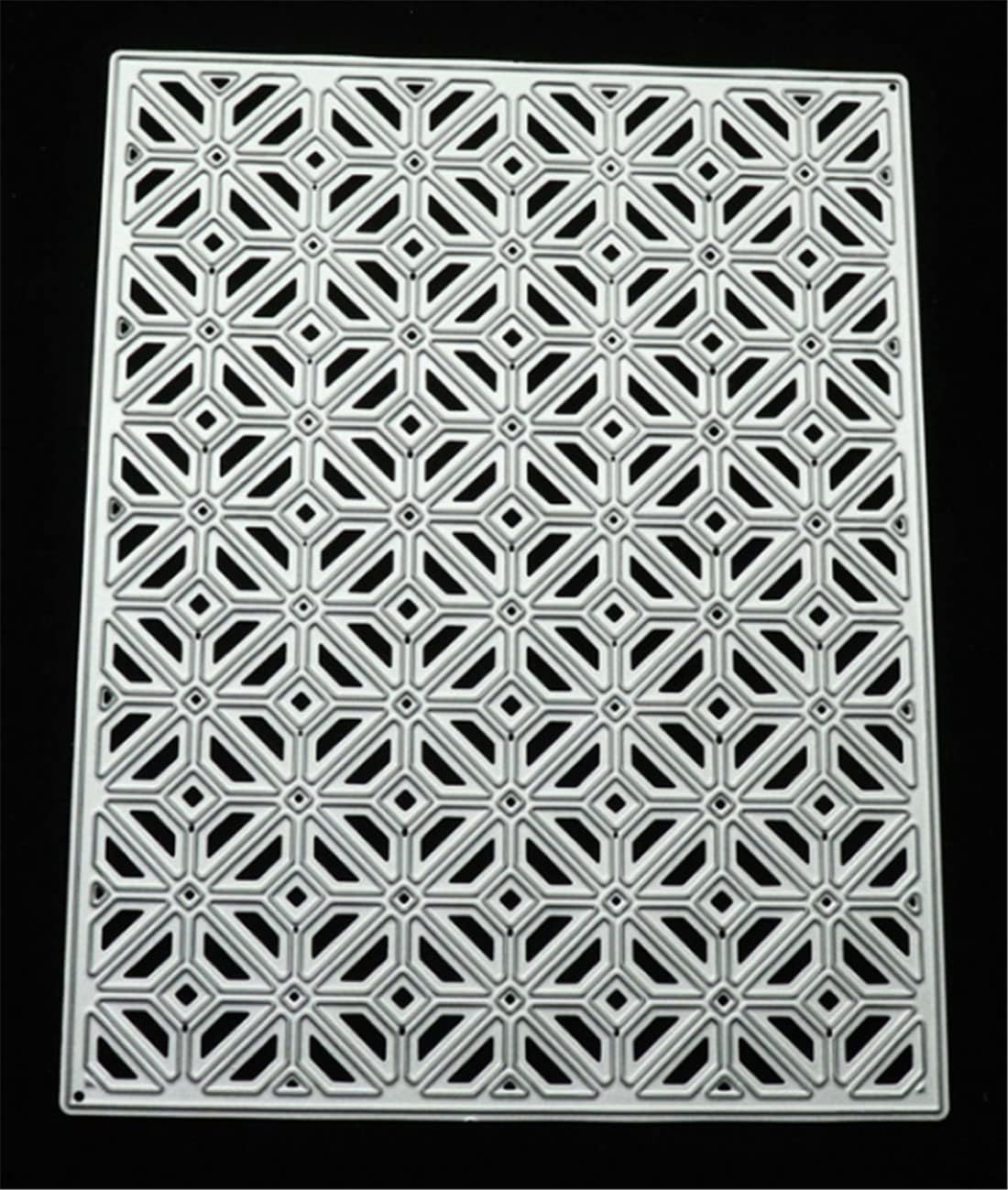 Plantillas de metal para álbumes de recortes, herramienta de bricolaje para manualidades, acero al carbono, para hacer tarjetas de papel (fondo de