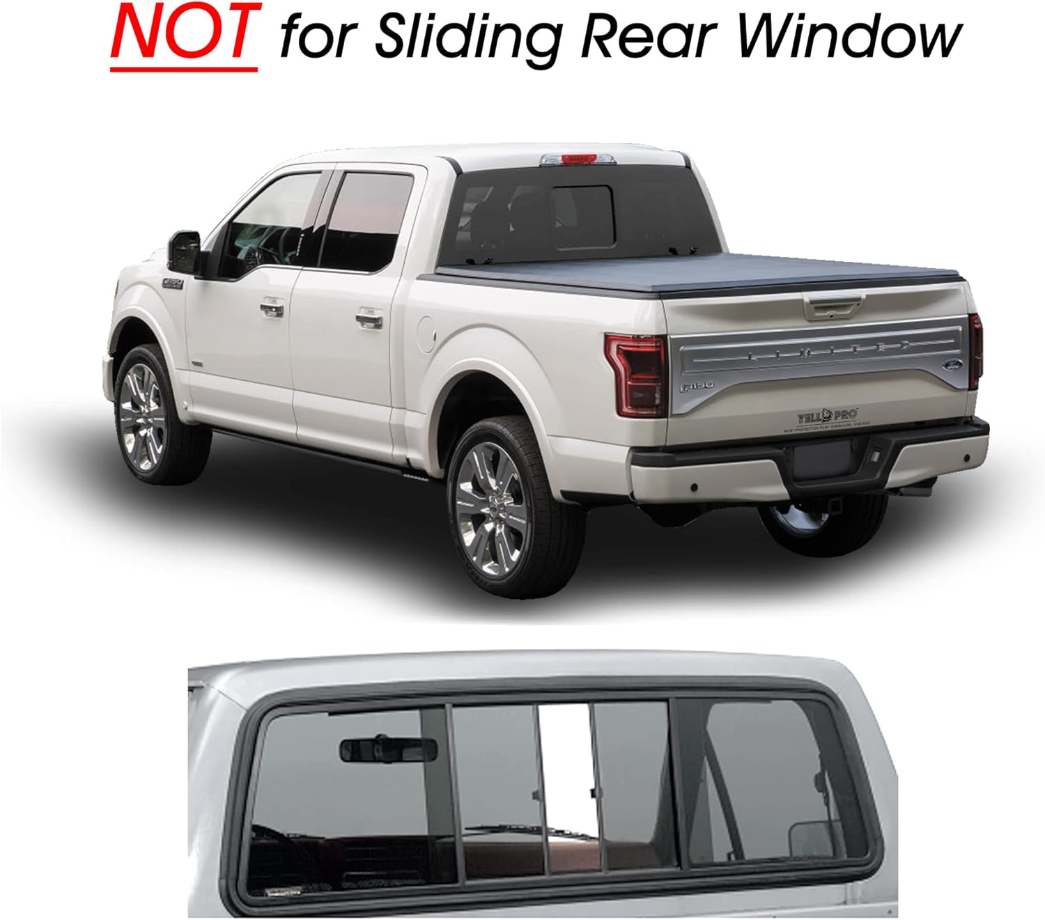Parasol para ventana trasera para portón trasero personalizado para Ford F-150 F150 2009 2010 2011 2012 2013 2014, cabina regular, Super Cab, Super