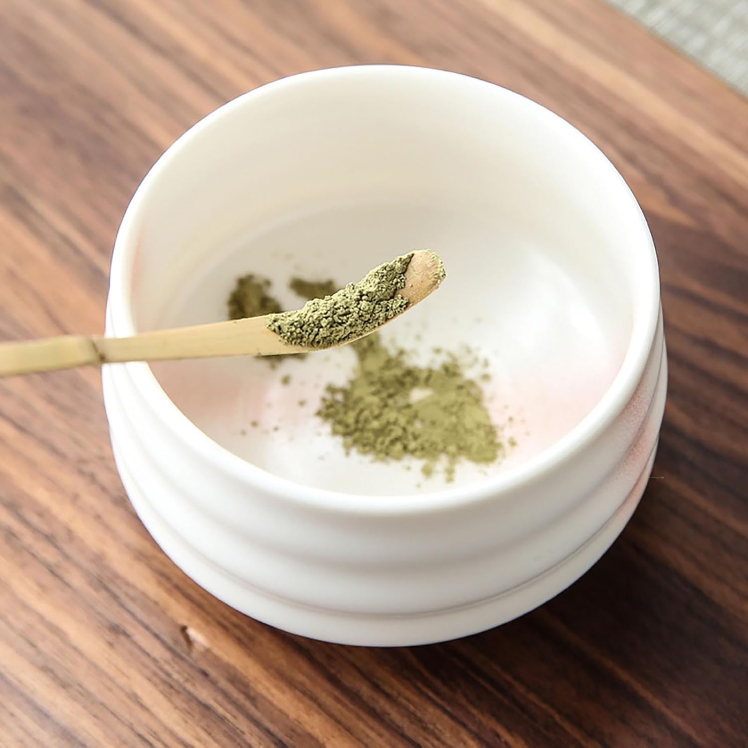 Juego de té matcha, juego de batidor Matcha Bowl de bambú batidor y soporte para batidor (Chawan Chasen Chashaku y Chasen Holder) Juego de regalo