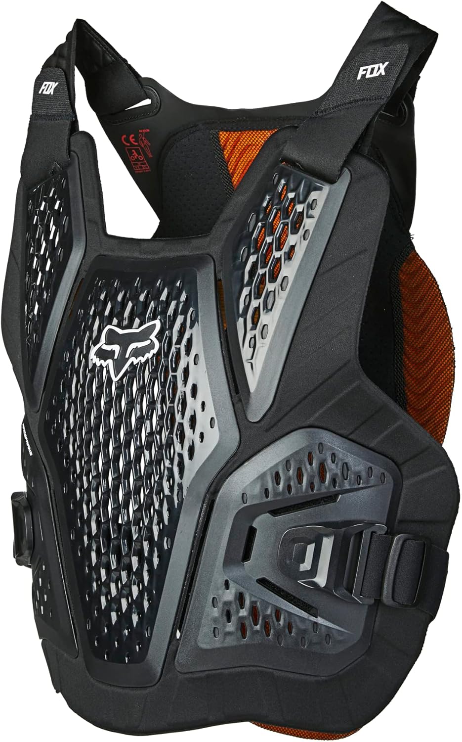 Fox Racing Raceframe Impact SB CE D3O – Protector de pecho y espalda para motocross, color negro, LXL