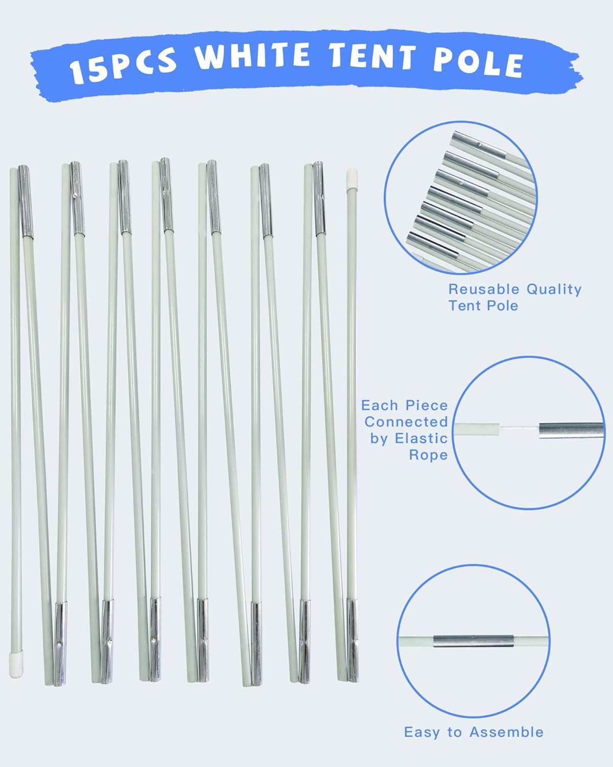 TEKXYZ Kit de soporte para arco de globos, marco de arco de globos ajustable de 10 pies de ancho y 7.5 pies de alto, ideal para decoraciones de