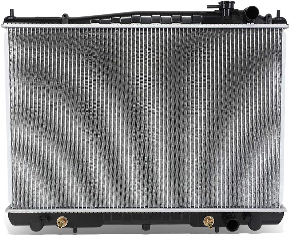 DNA Motoring OEM-RA-2215 Radiador de núcleo de aluminio completo estilo OE compatible con 98-04 FrontierXterra AT, 27-116 pulgadas de ancho x 17-12