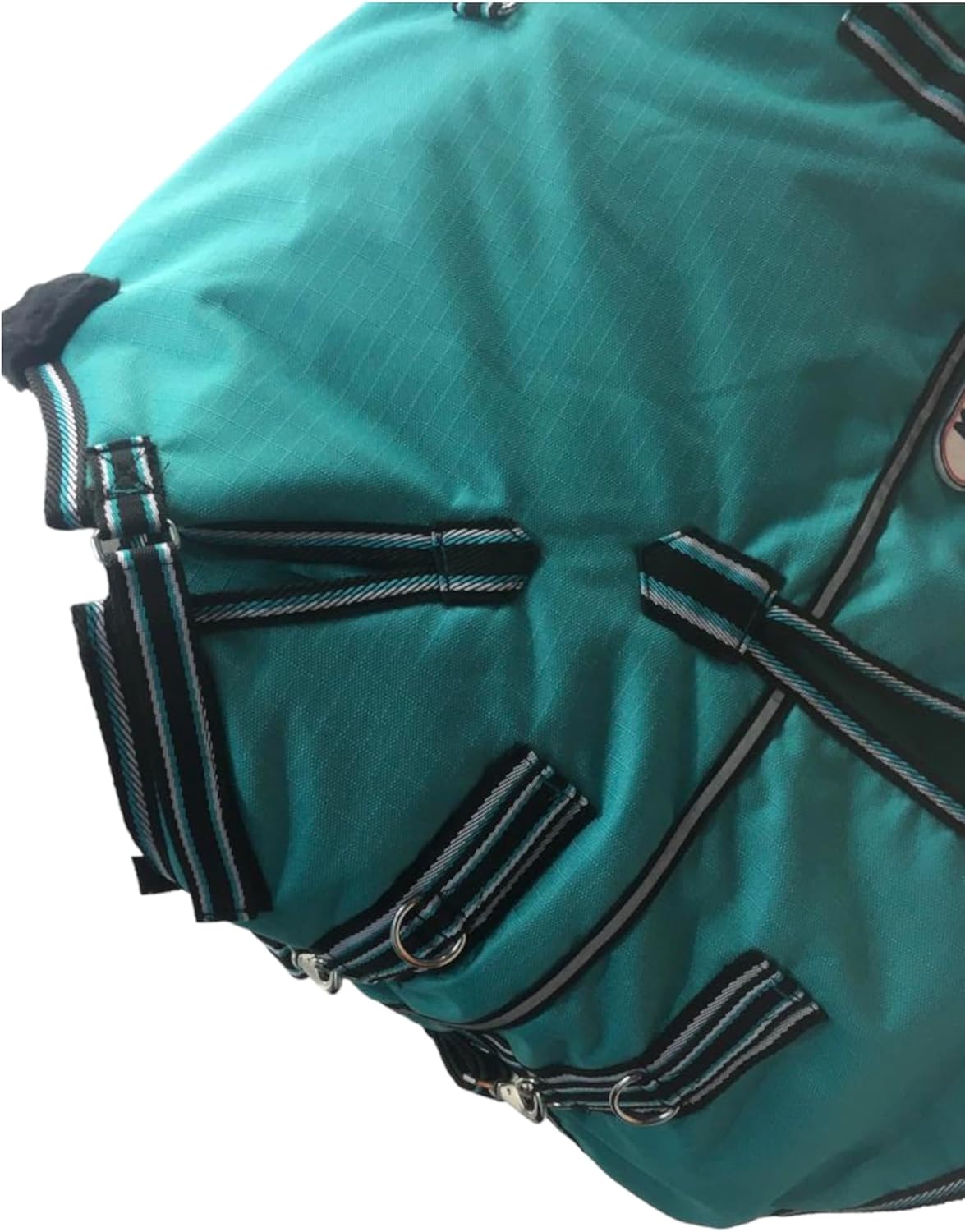 Majestic Ally Manta 1200D Ripstop Horse Turnout de 250 GSM relleno (turquesa, 80 pulgadas)