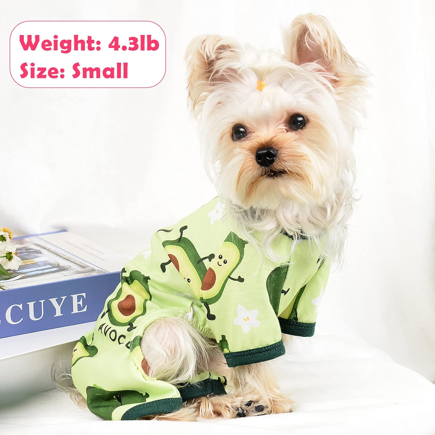 Pijamas para perros, ropa para perros pequeños, hembra, niño, pijamas para perros pequeños y medianos, ropa linda para cachorros, pijamas suaves