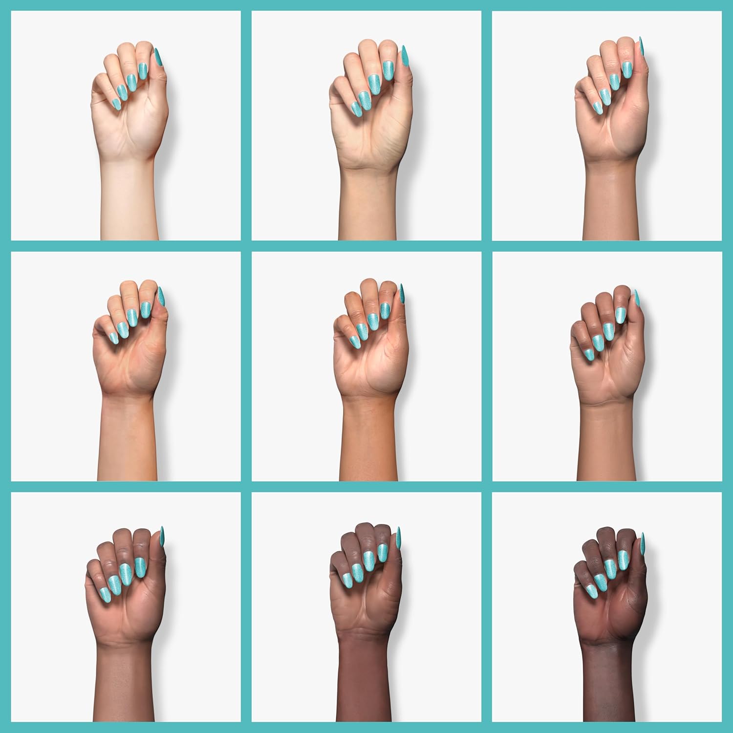 BURANO Esmalte de uñas de gel con purpurina reflectante, 0.3 onzas líquidas, gel de esmalte de uñas reflectante verde brillante, lámpara LED UV