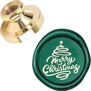 CRASPIRE Sello de cera de lenguaje de árbol de Navidad, reemplazo de cabeza de sello de cera de sellado vintage, cabezas de sello de cera de sellado CRASPIRE Sello de cera de lenguaje de árbol de Navidad, reemplazo de cabeza de sello de cera de sellado vintage, cabezas de sello de cera de sellado