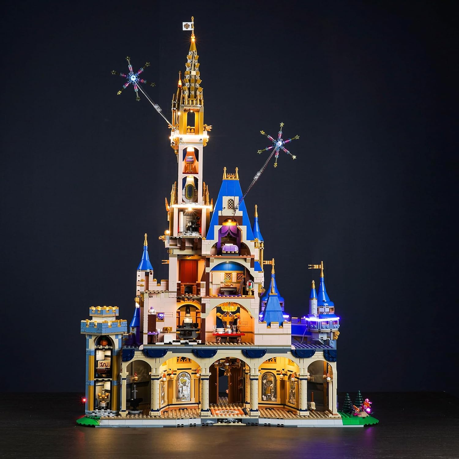 Kit de luces LED para Lego Disney Castle, versión mejorada de control de luz, juego de iluminación creativo, accesorios compatibles con Lego con