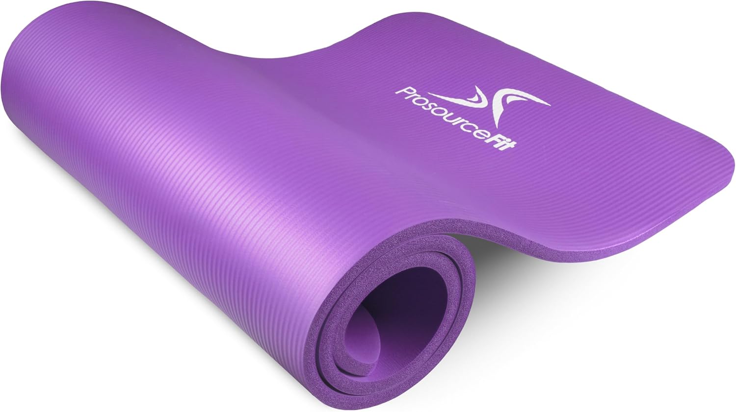 ProsourceFit Alfombrilla extra gruesa de yoga y pilates de  pulgada (0.512 in) o 1 pulgada (0.984 in), tapete de ejercicio de alta densidad de 71