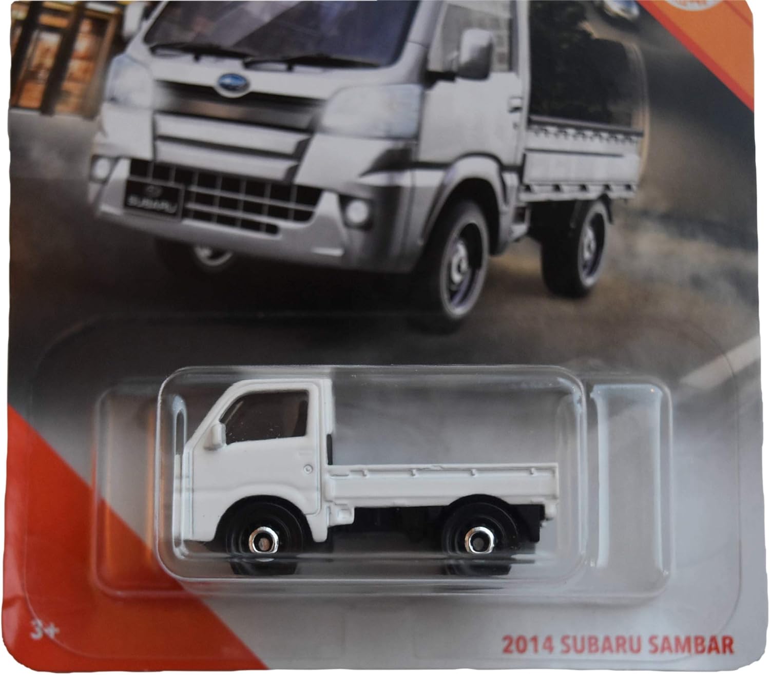 Matchbox City 2014 Subaru Sambar 17100, Blanco